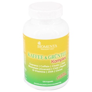 BIOMENTA Kaffee & Grüntee Komplex Kapseln Produktbild