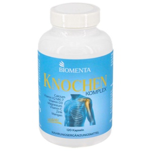 BIOMENTA Knochen Plus Vitamin D3 K2 MK7 Calcium Produktbild