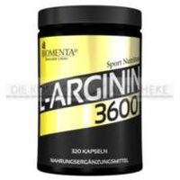 BIOMENTA L-Arginin 3600 1100 mg L-Arginin HCl/Kps. Produktbild