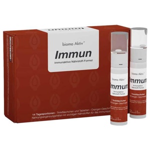 biomo Aktiv Immun Trinkfl.+Tab.14-Tages-Kombi 1 Packung Kombipackung Produktbild