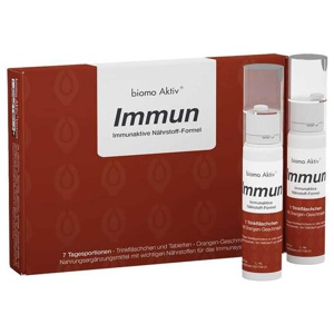 Biomo Aktiv Immun Trinkflasche + Tabletten 7-Tages-Kombi, 1 P Kombipackung Produktbild