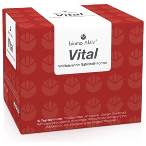 BIOMO Aktiv Vital Trinkflaschen 30-Tagesportionen Produktbild