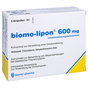 BIOMO-lipon 600 mg Ampullen Produktbild