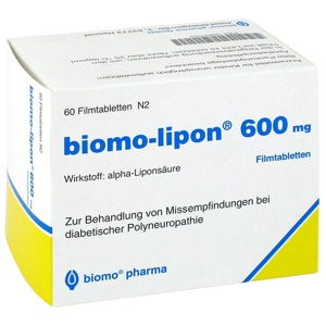 BIOMO-lipon 600 mg Filmtabletten Produktbild
