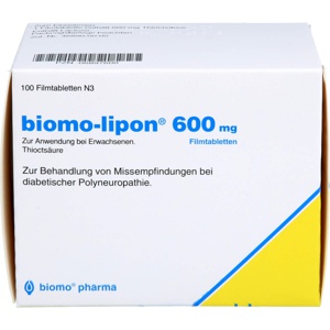 BIOMO-lipon 600 mg Filmtabletten Produktbild