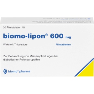 BIOMO-lipon 600 mg Filmtabletten Produktbild