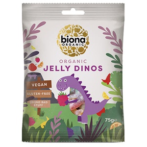 Biona Vingummi Økologisk   Dinosaurer produktbillede