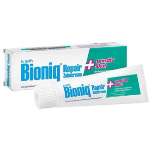 Bioniq Repair-Zahncreme sensitiv akut, 75 ml Zahncreme Produktbild