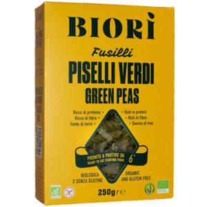Biori Glutenfri Pasta Gröna Ärtor Fusilli 250 g produkt bild