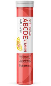 BioSalma ABCDE Vitamin Citrus 20 brustabletter