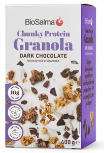 BioSalma Chunky Protein Granola Dark Chocolate 400 g produkt bild