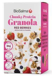 BioSalma Chunky Protein Granola Red Berries 400 g produkt bild