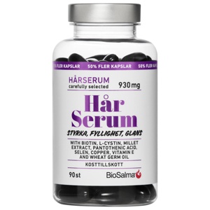 BioSalma HårSerum 90 kapslar produkt bild