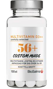 BioSalma Multivitamin 56+ D3++ 100 tabletter produkt bild