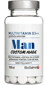 BioSalma Multivitamin D3++ Man 100 tabletter produkt bild