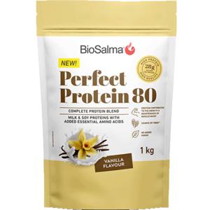 BioSalma Perfect Protein 80 Vanilla 1 kg produkt bild
