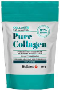 BioSalma Pure Collagen 97% Protein 250 g produkt bild