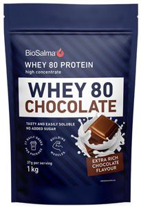 BioSalma Full Whey Protein 80 Choklad 1000g