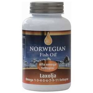 Biosan Norwegian Fish Oil Laxolja 250 kapslar produkt bild