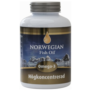 Biosan Norwegian Fish Oil Omega-3 Högkoncentrerad 180 kapslar produkt bild