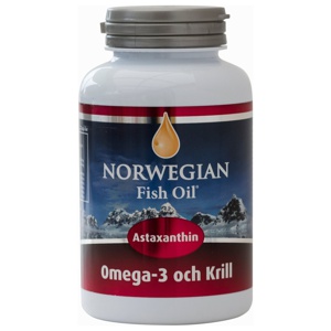Biosan Norwegian Fish Oil Omega-3 och Krill 120 kapslar produkt bild