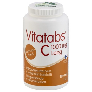Biosan Vitatabs C-vitamin 1000 mg Long 120 tabletter produkt bild
