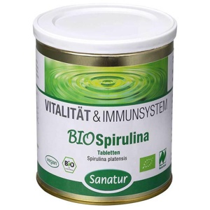 BIOSPIRULINA Mikroalgen Naturland Tabletten Produktbild