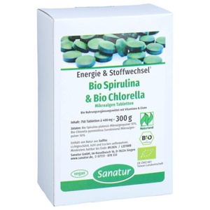 BIOSPIRULINA & Biochlorella 2in1 Tabletten Produktbild