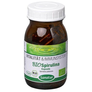 Biospirulina Mikroalgen Kapseln, 100 St Kapseln Produktbild