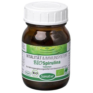 BIOSPIRULINA Mikroalgen Naturland Tabletten Produktbild