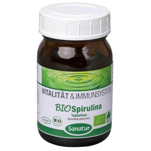 BIOSPIRULINA Mikroalgen Naturland Tabletten Produktbild