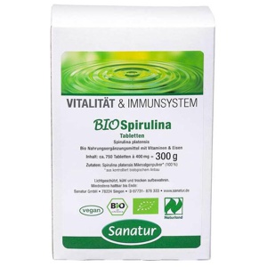 BIOSPIRULINA Mikroalgen Naturland Tabletten Nachf. Produktbild