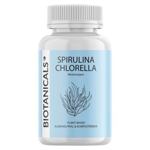 Biotanicals Spirulina Chlorella Kapseln, 120 St Kapseln Produktbild