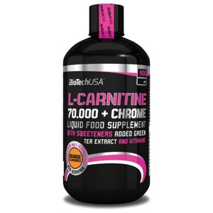 Biotech USA L-Carnitine + Krom Orange 500ml produkt bild