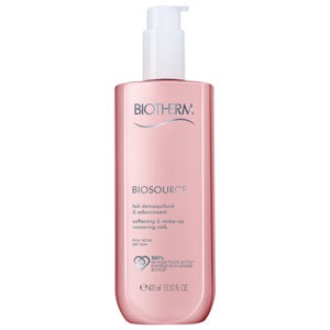 Biotherm Biosource Softening & Make-Up Removing Milk Dry Skin - 400 ml produktbillede