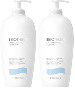 Biotherm Lait Corporel Body Milk Duo Gavesæt 2 x 400 ml produktbillede