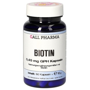 Biotin 0,45 mg GPH Kapseln Produktbild