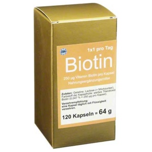Biotin 1 x 1 pro Tag Kapseln, 120 St Kapseln Produktbild
