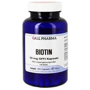 Biotin 10 mg GPH Kapseln, 180 St Kapseln Produktbild