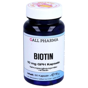 Biotin 10 mg GPH Kapseln Produktbild