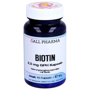 BIOTIN 2,5 mg GPH Kapseln Produktbild