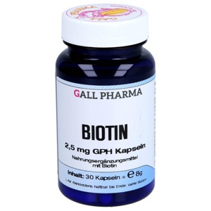 Biotin 2,5 mg GPH Kapseln Produktbild