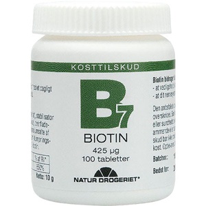 ND Biotin B7 100 tab. produktbillede
