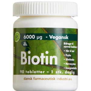 Biotin Vitamin produktbillede