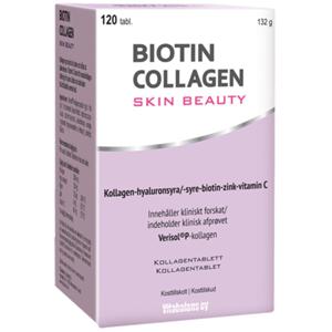 Vitabalans Biotin Collagen Skin Beauty 120 tabletter produkt bild