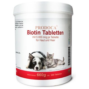 BIOTIN-FORTE-5-mg-D-Tabletten-vet Produktbild