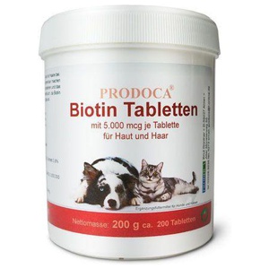 BIOTIN FORTE 5 mg D Tabletten vet. Produktbild