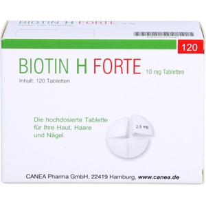BIOTIN H forte 10 mg Tabletten Produktbild