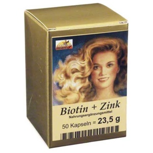 BIOTIN PLUS Zink Haarkapseln Produktbild