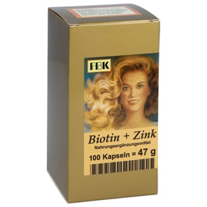 BIOTIN PLUS Zink Haarkapseln Produktbild
